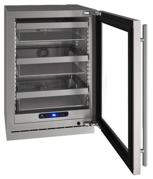 U-Line® Panel Ready Solid 24" Reversible Hinge Undercounter Refrigerator-1