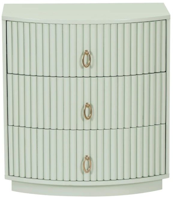 Powell® Ciarra Sage Green 3-Drawer Nightstand-4