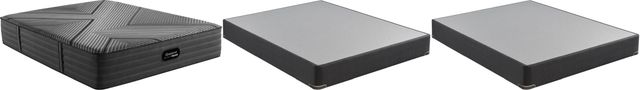 Beautyrest Black® Hybrid LX-Class Tight Top Medium King Mattress and Standard Foundation-1