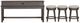 Liberty Furniture Modern Farmhouse 4-Piece Dusty Charcoal/Gray Occasional Bar Set-0