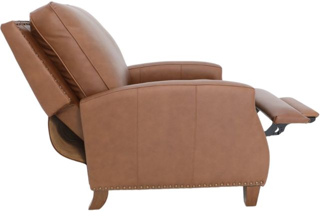 BarcaLounger® Melrose Dobbs Saddle Leather Manual Recliner-1