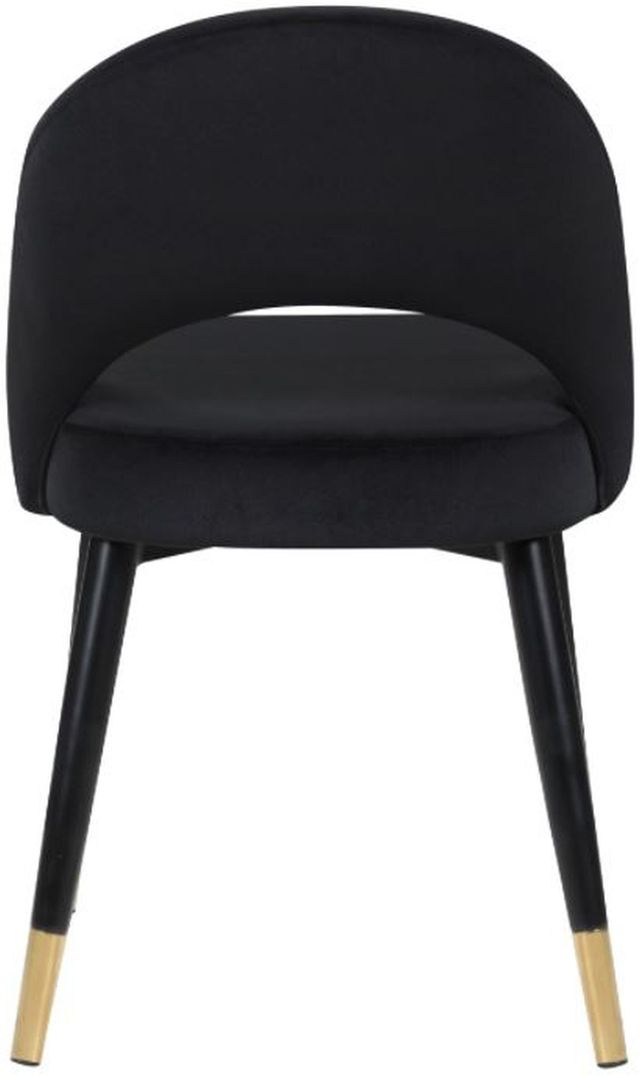 Coaster® Lindsey 2-Piece Black Arched Back Upholstered Side Chairs-3