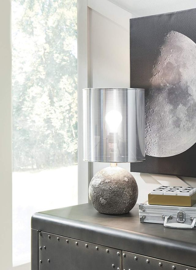 Signature Design by Ashley® Kadian Gray Poly Table Lamp-1