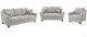Coaster® Tomkins 3-Piece Light Gray Boucle Upholstered Sofa Set-0