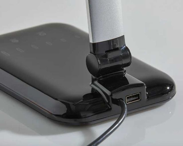 Adesso® Black 25" LED Desk Lamp-3