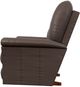 La-Z-Boy® Jasper Dark Brown Leather Manual Rocking Recliner-4