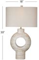 Bassett Mirror Kent Cream Table Lamp-4