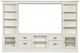 Hammary® Structures White Quintuple Storage Entertainment Wall-0