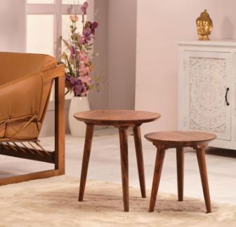 Jaipur Furniture Korsvik Brownstone Nesting Table-1