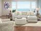 Furniture of America® Saltney 2-Piece Ivory Right-Arm Facing Sectional and Chaise-1