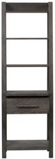 Liberty Furniture Modern Farmhouse Dusty Charcoal Leaning Bookcase-2