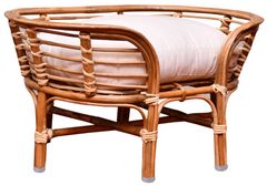 Progressive® Furniture Bagel 24" Natural/Off-White Pet Bed with Cushion