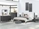 Signature Design by Ashley® Cadmori 3-Piece Black/White Queen Upholstered Panel Bedroom Set-3