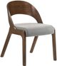 Armen Living Polly Walnut Dining Accent Chairs-0