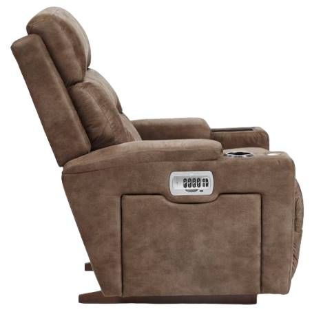 La-Z-Boy® Neo Chestnut Power Rocking Recliner with Headrest and Lumbar-3