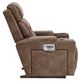 La-Z-Boy® Neo Chestnut Power Rocking Recliner with Headrest and Lumbar-3