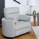 Parker House® Radius Mega Gray Power Swivel Glider Recliner-1