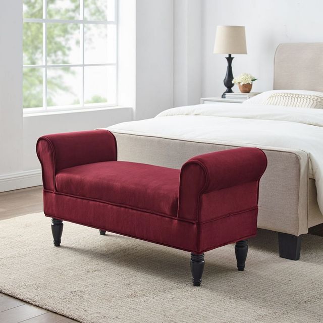 Linon Lillian Berry Accent Bench-1