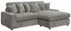 ACME Furniture Tavia 2-Piece Gray Reversible L-Shape Sectional Sofa-0