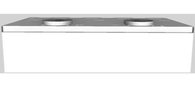 Vent-A-Hood® 48" White Wall Mounted Range Hood-0