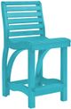 C R Plastics St. Tropez Turquoise Counter Stool-0