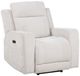 Coaster® Kennett Ivory Upholstered Power Recliner-1