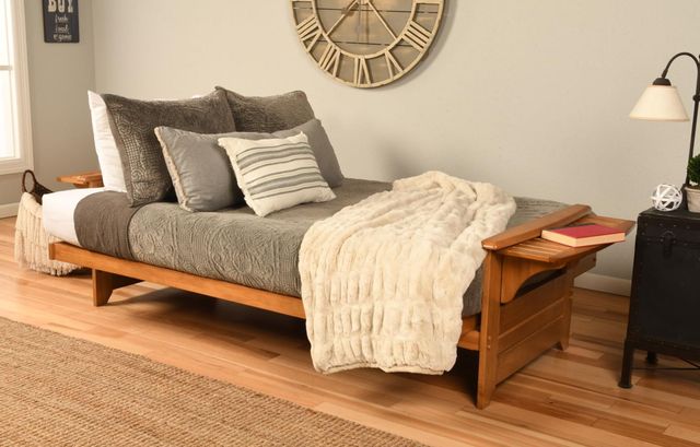 Kodiak Furniture Phoenix Butternut Queen Futon Frame-3
