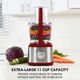 Kenmore® 11 Cup 500W Red Food Processor and Vegetable Chopper-4