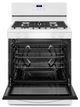 Whirlpool® 30" White Free Standing Gas Range-4