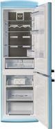 Unique® Appliances Elvis Classic Retro 24" 12 Cu. Ft.  Presley Blue Counter Depth Bottom Freezer Refrigerator-1