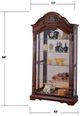 ACME Furniture Denton Cherry Curio Cabinet-2