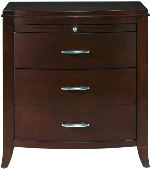 Modus Furniture Brighton Cinnamon Nightstand with Charging Station-2