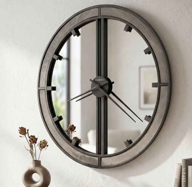 Howard Miller® Abril Warm Gray Oversized Gallery Wall Clock-1