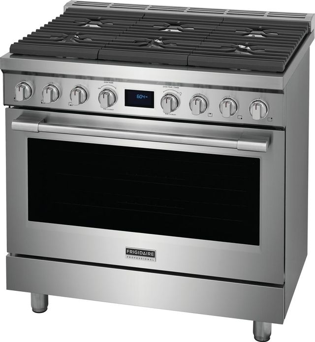 Frigidaire Professional® 36'' Stainless Steel Pro Style Dual Fuel Natural Gas Range-6
