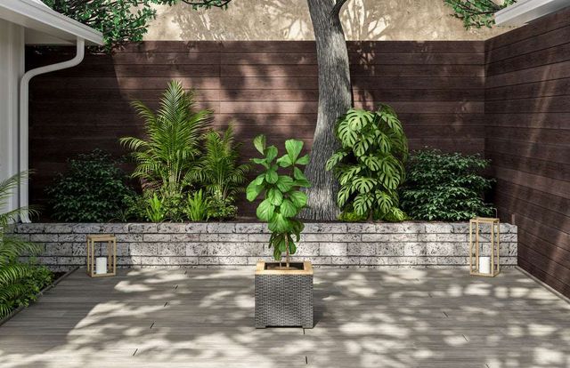 homestyles® Boca Raton Brown Outdoor Planter-2