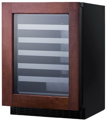 Summit® 24" 3.25 Cu. Ft. Panel Ready Built In Wine Cooler-2
