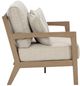 Signature Design by Ashley® Hallow Creek Driftwood Fabric/Resin Outdoor Loveseat with Cushion-2