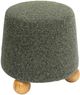 TOV Furniture Jaine Green Faux Mohair Ottoman-4