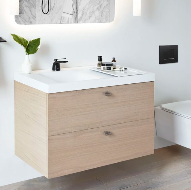 DXV Modulus Matte Black Single Handle Bathroom Faucet with Lever Handle-2
