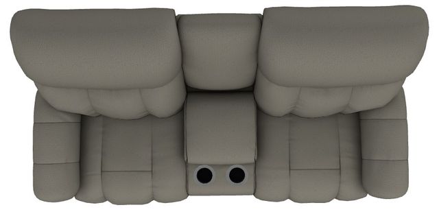 La-Z-Boy® Morrison Silver Power Reclining Loveseat with Console, Headrest, and Lumbar-4