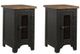 Signature Design by Ashley® Valebeck 2-Piece Black/Brown End Table Set-0