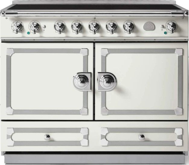 La Cornue CornuFé 110 43" Pure White Pro Style Induction Range-1