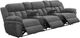 Coaster® Bahrain 5-Piece Charcoal Power Reclining Theater Seating-0