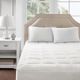 Olliix by Madison Park White Overfilled Plush Waterproof Twin XL Cloud Soft Mattress Pad-3
