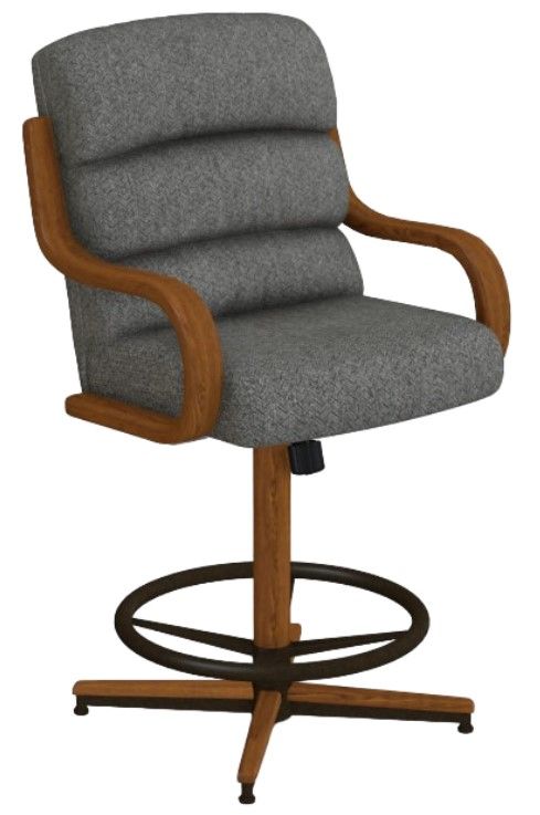 Chromcraft™ Customizable Nova Swivel Tilt Counter Height Dining Stool-0