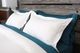 Grande housse de couette bouleau et polyester gris charbon 300 fils Zenima®-1