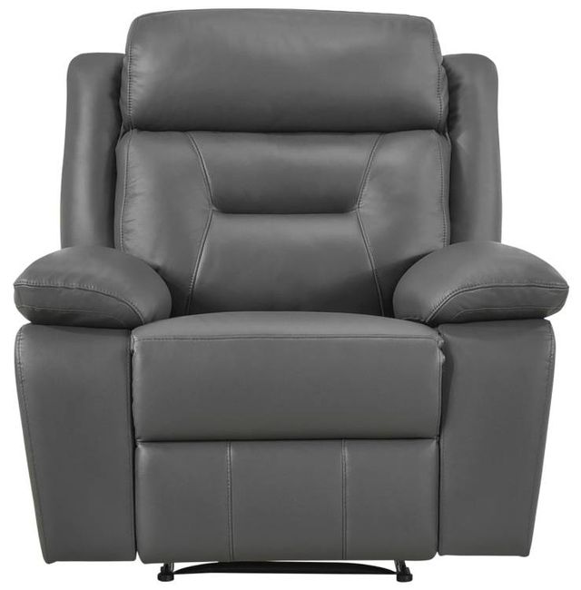 Homelegance® Laconia Dark Gray Manual Recliner-2
