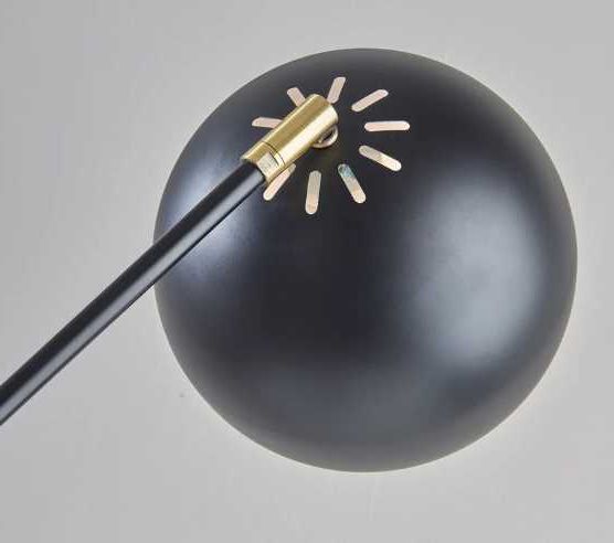 Adesso® Ashbury Black Floor Lamp-1