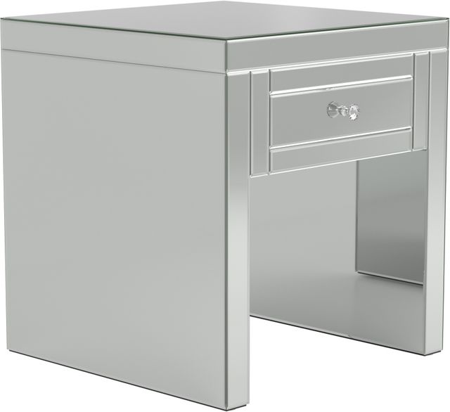 Coaster® Silver End Table-0