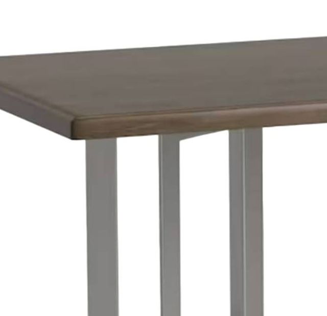 Bassett® Furniture Customizable BenchMade Astor Maple 90" Dining Table with Stainless Steel Base-1